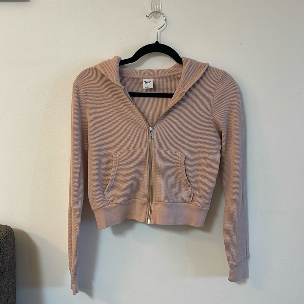 TNA Cropped Thermal Zip Up